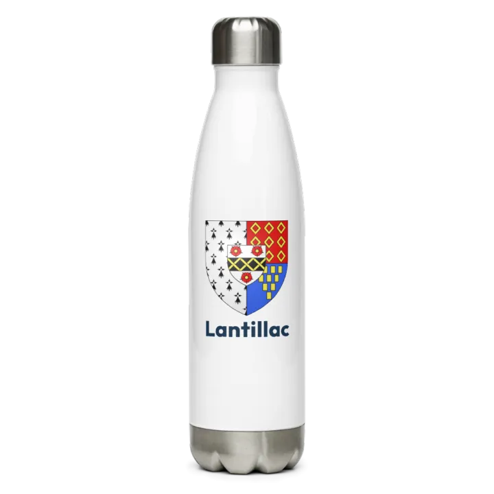 Gourde inox blason de Lantillac