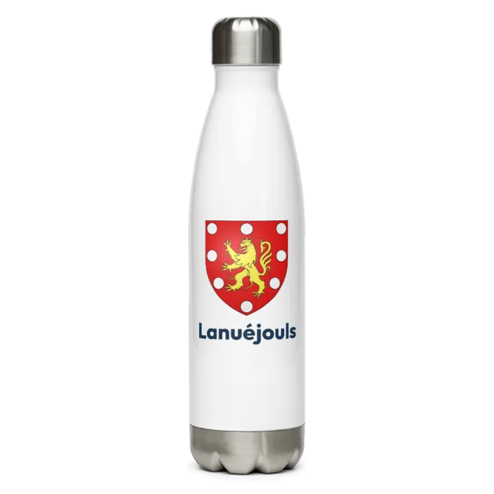 Gourde inox blason de Lanuéjouls