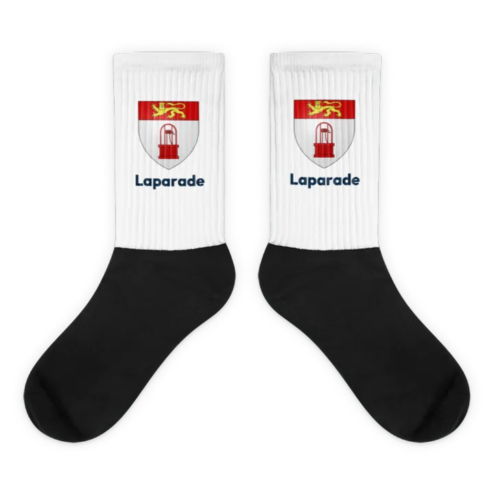 Chaussettes — blason de Laparade