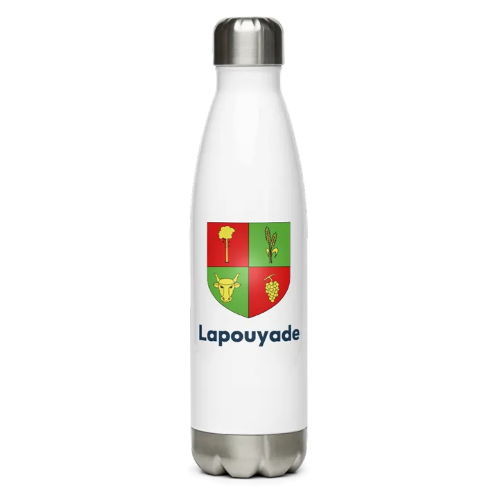 Gourde inox blason de Lapouyade