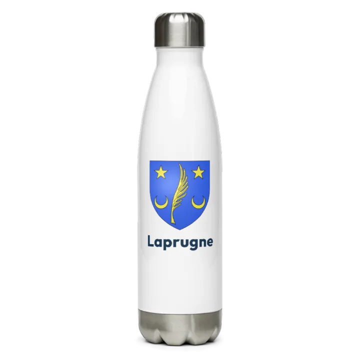 Gourde inox blason de Laprugne