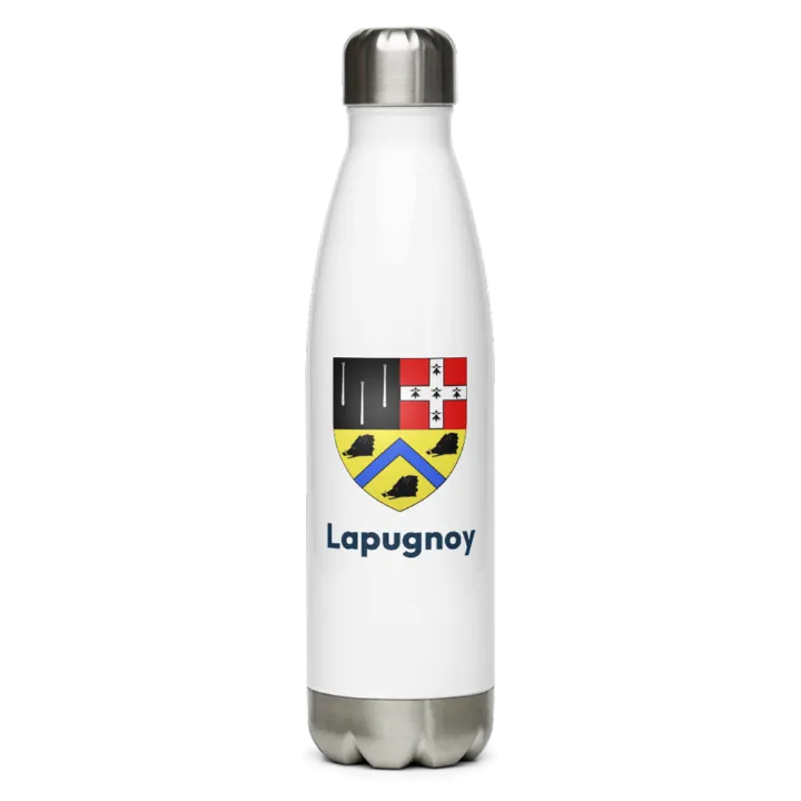Gourde inox blason de Lapugnoy