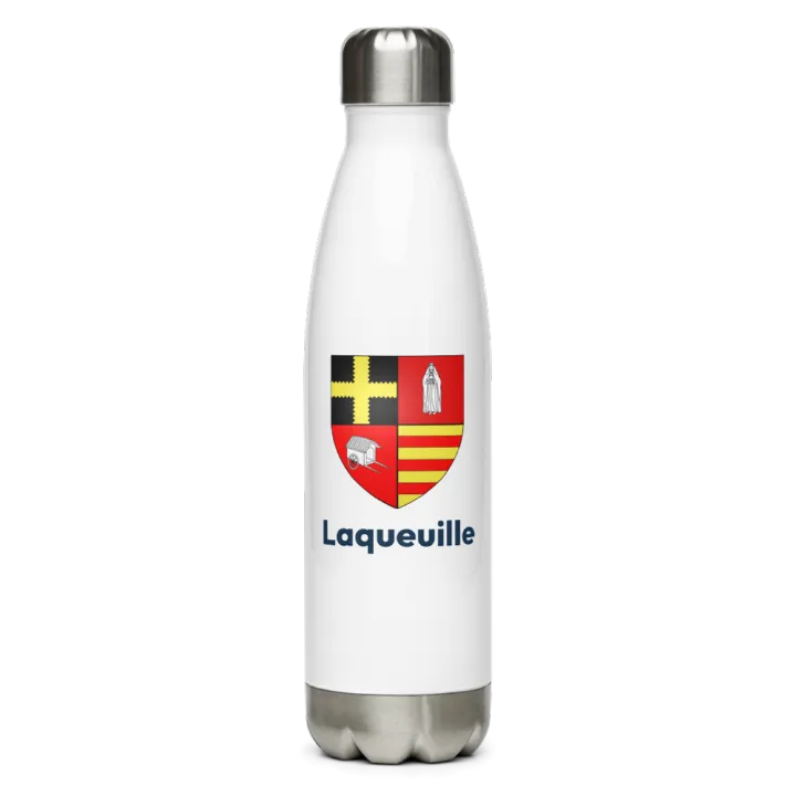 Gourde inox blason de Laqueuille