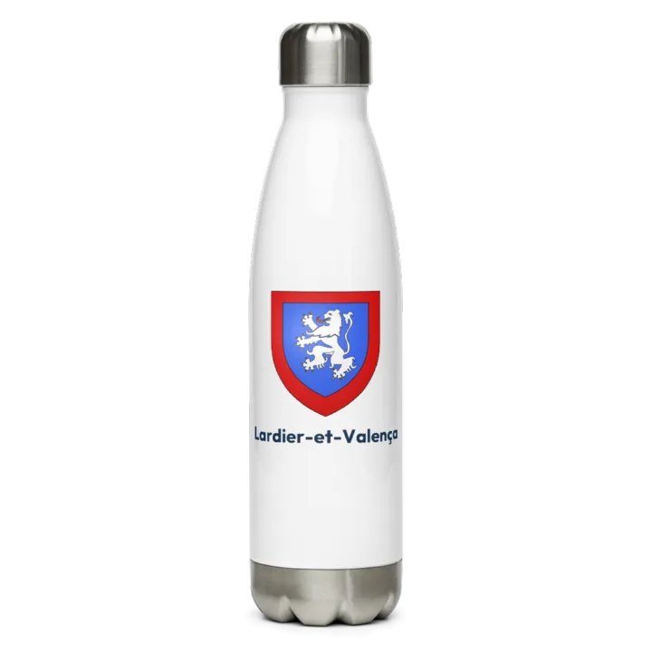Gourde inox blason de Lardier-et-Valença