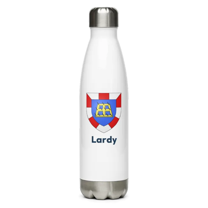Gourde inox blason de Lardy