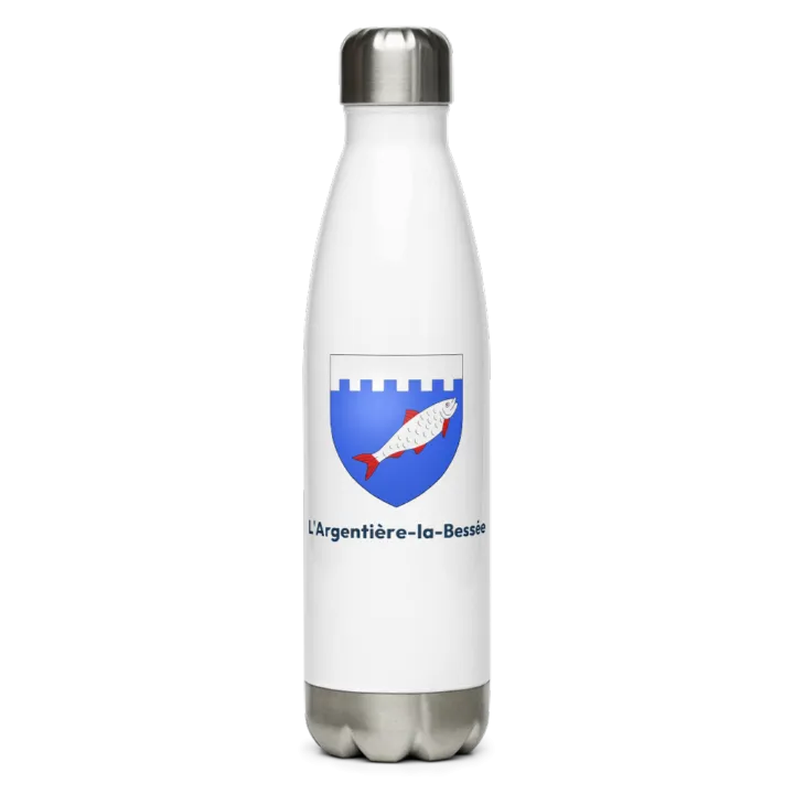 Gourde inox blason de L'Argentière-la-Bessée