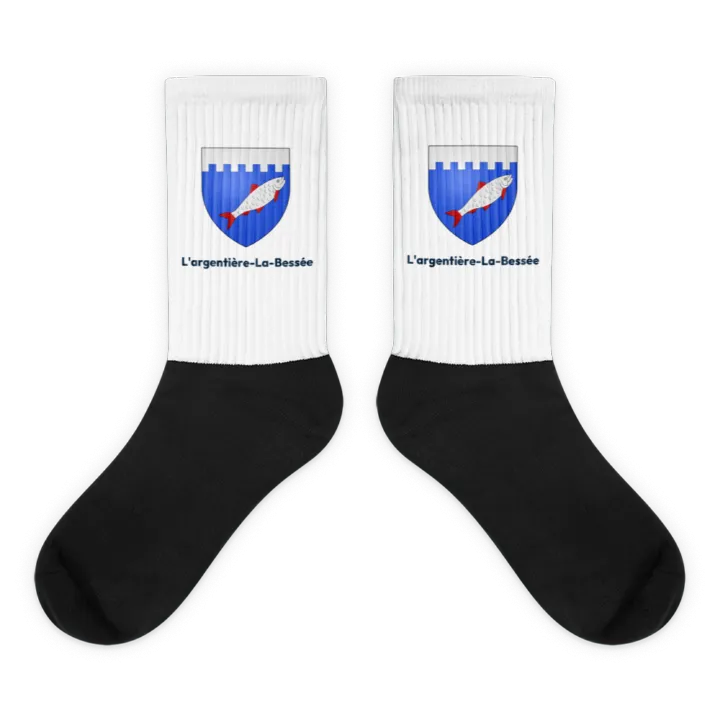 Chaussettes — blason de l'Argentière-la-Bessée