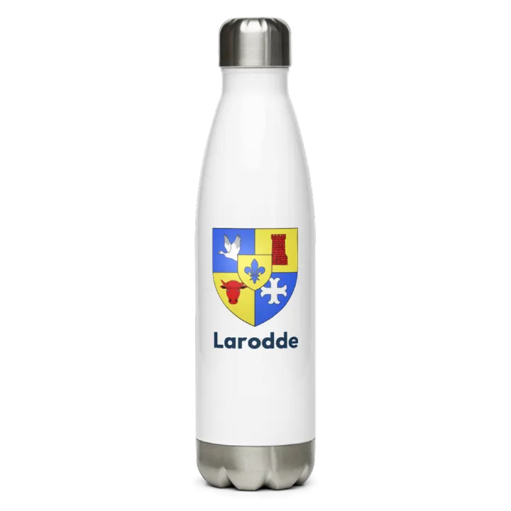 Gourde inox blason de Larodde