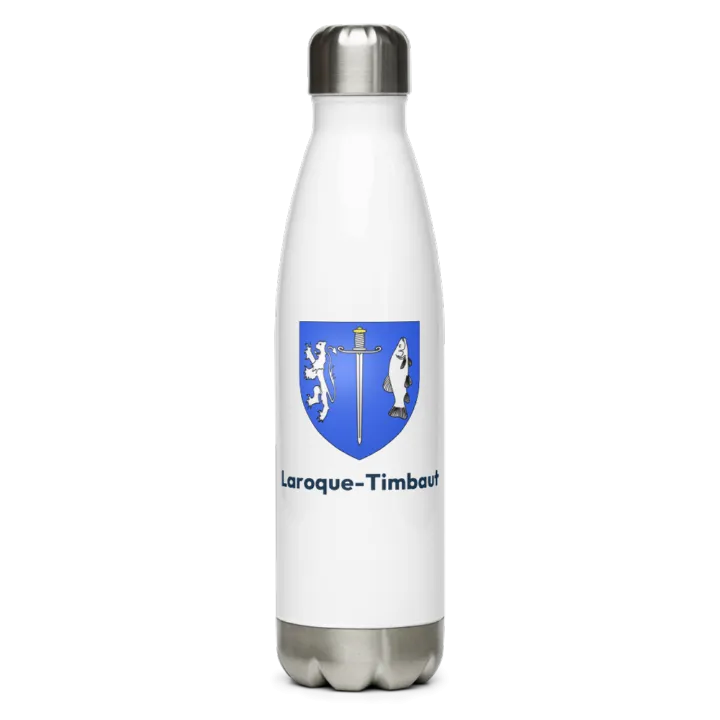 Gourde inox blason de Laroque-Timbaut