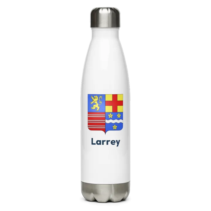 Gourde inox blason de Larrey