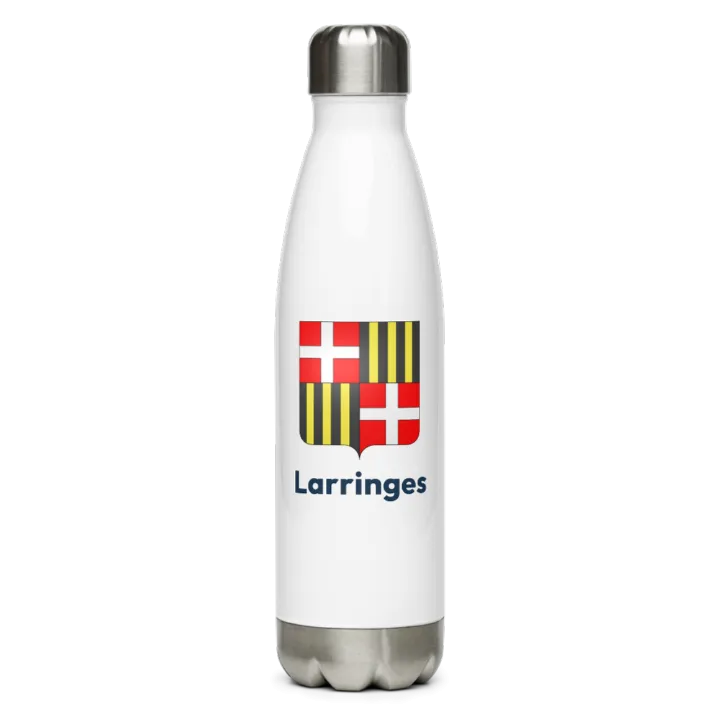 Gourde inox blason de Larringes