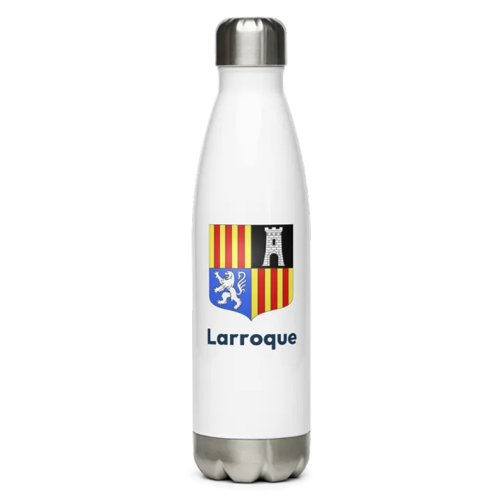 Gourde inox blason de Larroque
