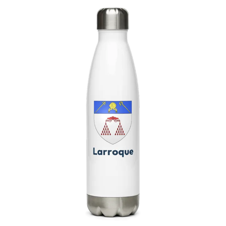 Gourde inox blason de Larroque