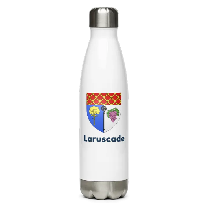 Gourde inox blason de Laruscade