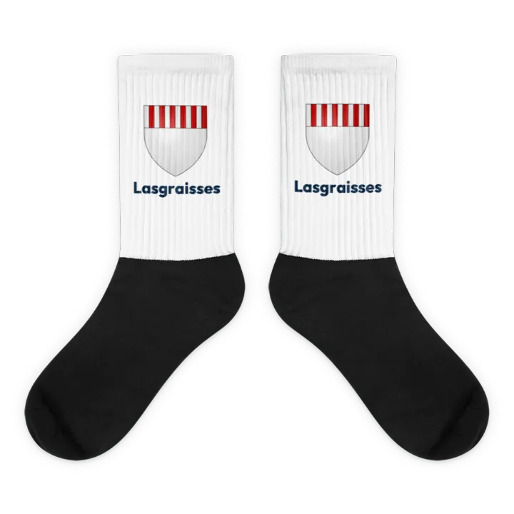 Chaussettes — blason de Lasgraisses