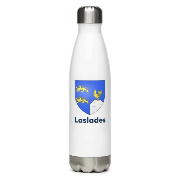 Gourde inox blason de Laslades