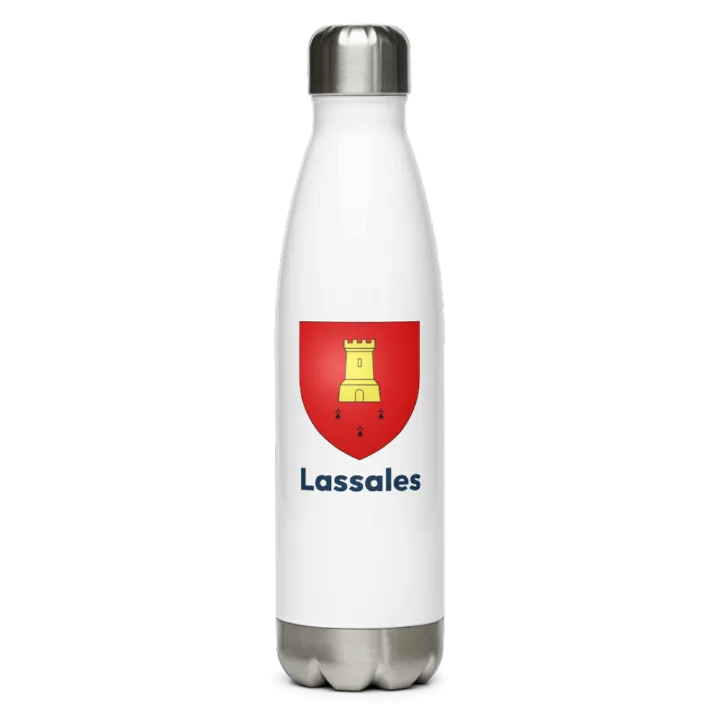 Gourde inox blason de Lassales