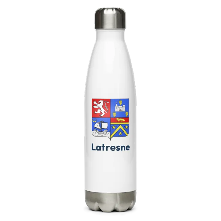 Gourde inox blason de Latresne