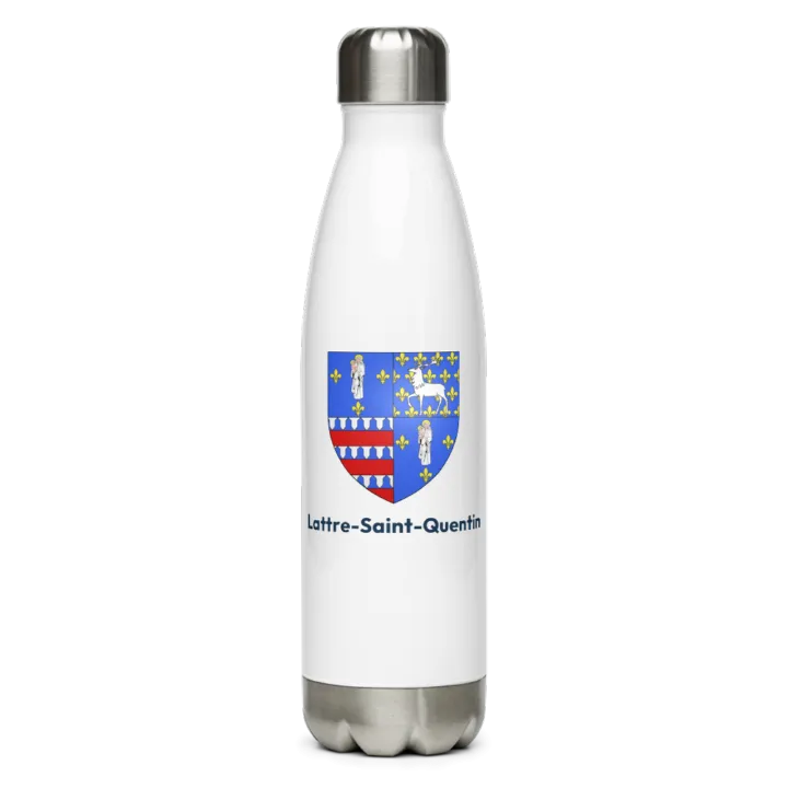 Gourde inox blason de Lattre-Saint-Quentin