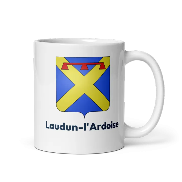 Mug blason de Laudun-l'Ardoise