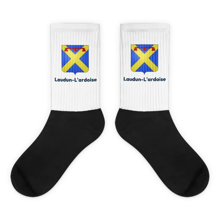 Chaussettes — blason de Laudun-l'Ardoise