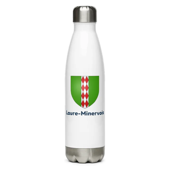 Gourde inox blason de Laure-Minervois