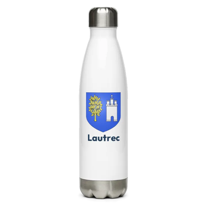 Gourde inox blason de Lautrec
