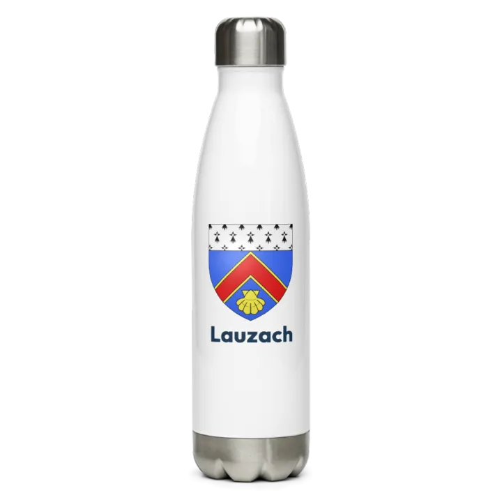 Gourde inox blason de Lauzach
