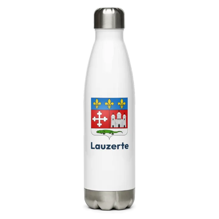 Gourde inox blason de Lauzerte