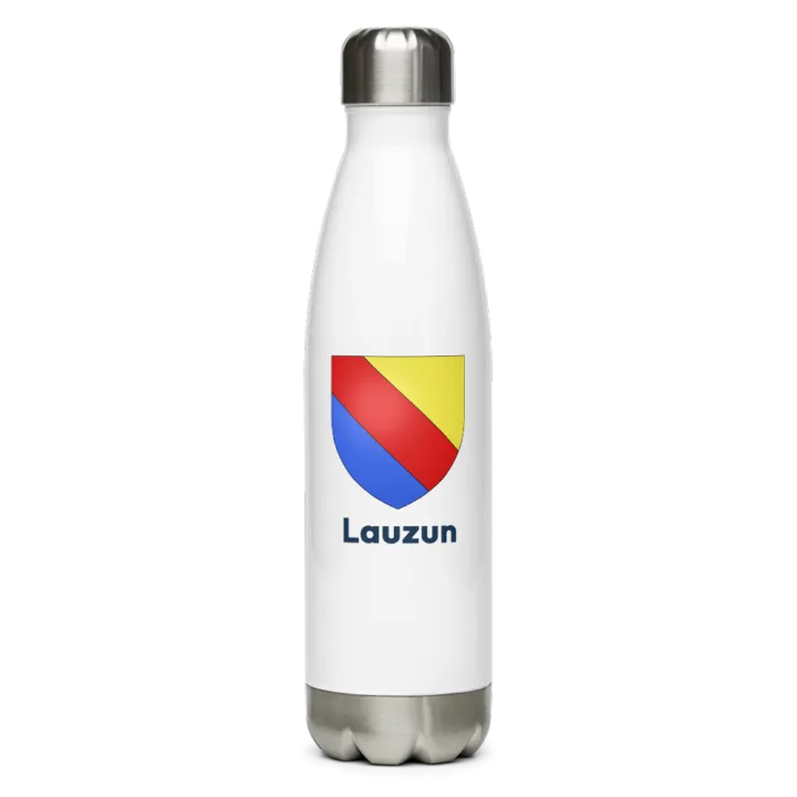 Gourde inox blason de Lauzun