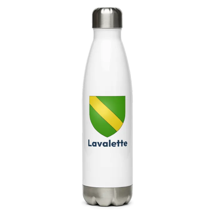 Gourde inox blason de Lavalette