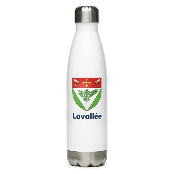 Gourde inox blason de Lavallée