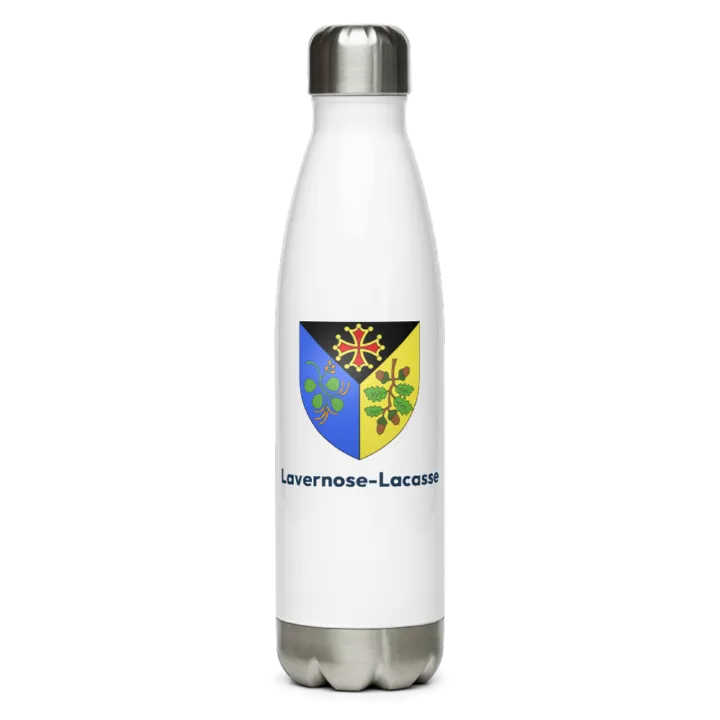 Gourde inox blason de Lavernose-Lacasse