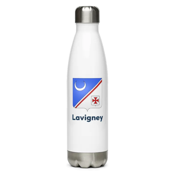 Gourde inox blason de Lavigney