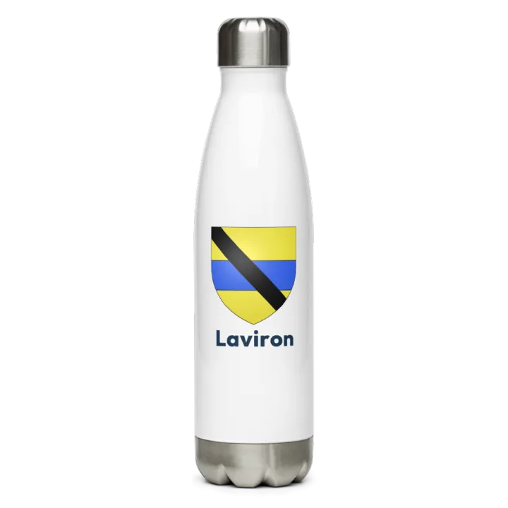 Gourde inox blason de Laviron