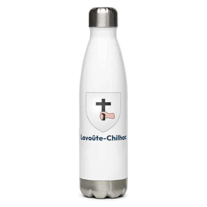 Gourde inox blason de Lavoûte-Chilhac