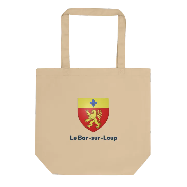 Tote bag coton bio — blason du Bar-sur-Loup
