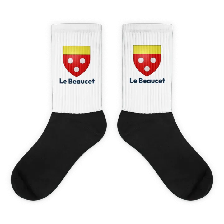 Chaussettes — blason du Beaucet
