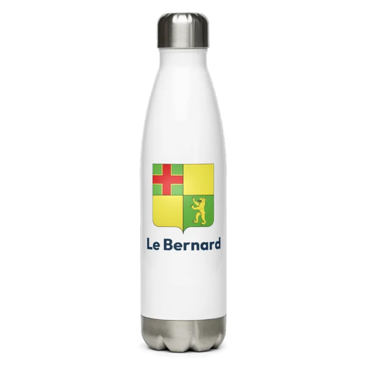 Gourde inox blason de Le Bernard