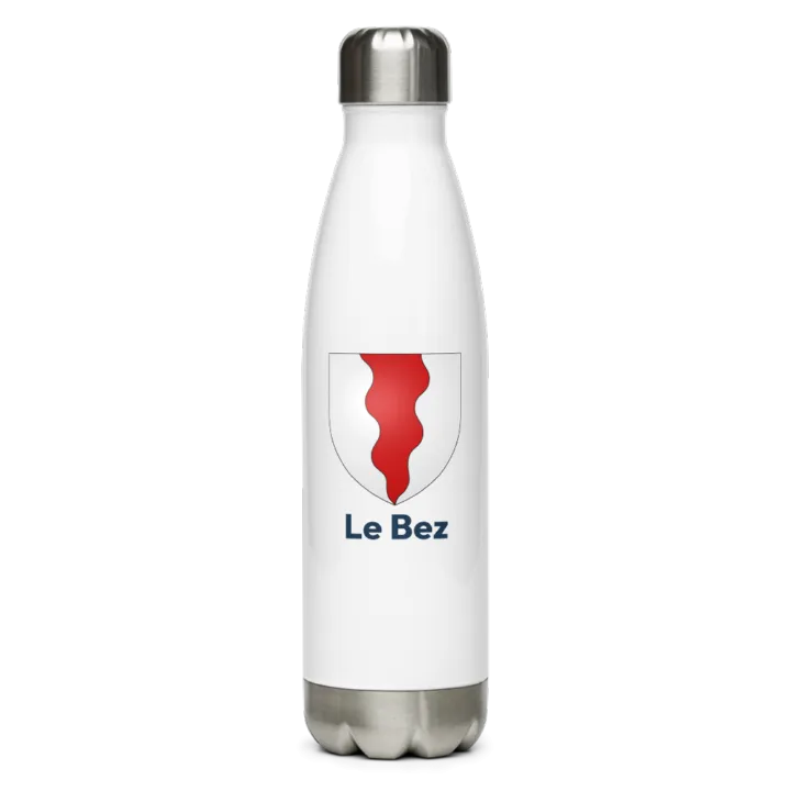 Gourde inox blason de Le Bez