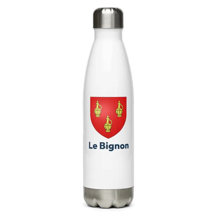 Gourde inox blason de Le Bignon