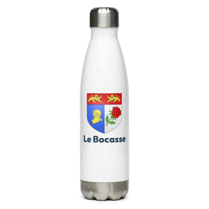 Gourde inox blason de Le Bocasse