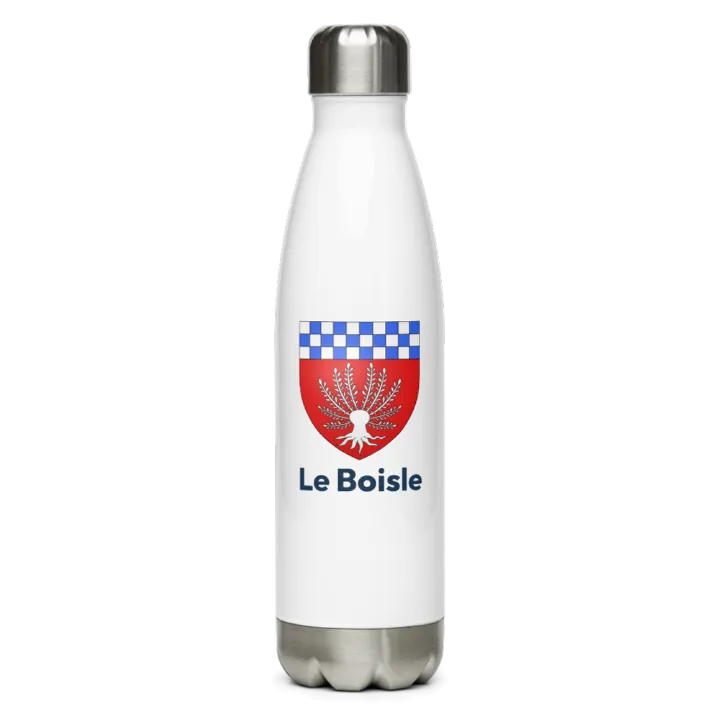 Gourde inox blason de Le Boisle