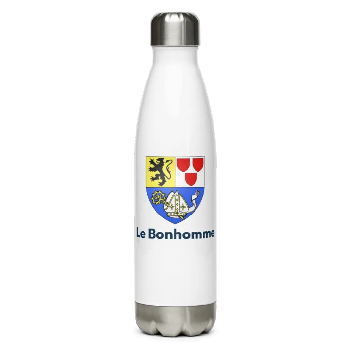 Gourde inox blason de Le Bonhomme