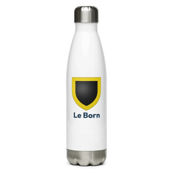 Gourde inox blason de Le Born