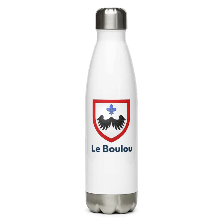 Gourde inox blason de Le Boulou