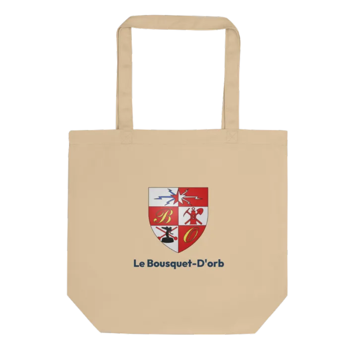 Tote bag coton bio — blason du Bousquet-d'Orb