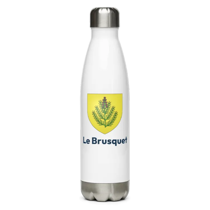 Gourde inox blason de Le Brusquet