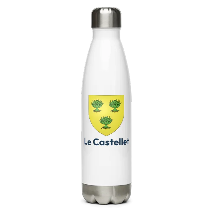 Gourde inox blason de Le Castellet