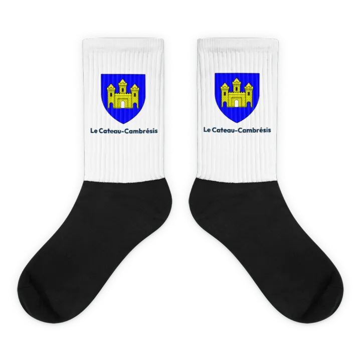 Chaussettes — blason du Cateau-Cambrésis